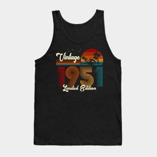 Vintage 1951 Shirt Limited Edition 69th Birthday Gift Tank Top